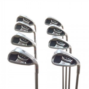 Ping G20 Iron Set 4-W,U Orange Dot TFC 169I Graphite SR Senior Flex 32376A