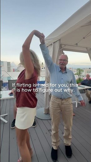 Find out why flirting is hard for you
