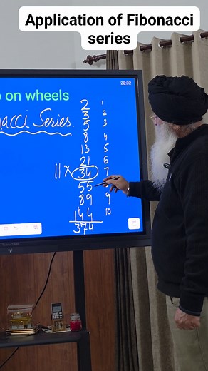 Sum of first ten Fibonacci terms | Jaswins Lab On Wheels