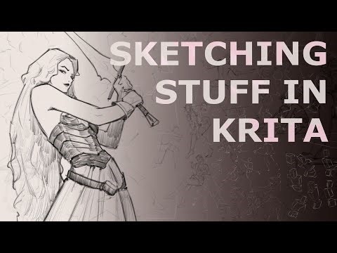 Character Design in Krita - Live Stream