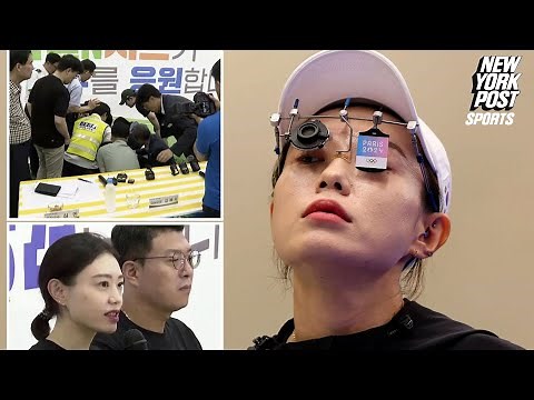 Viral Olympic shooter Kim Yeji collapses at press conference