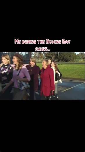 Me During the Boxing Day Sales