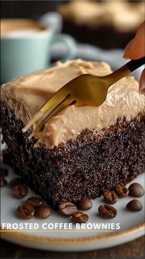 51K views · 228 reactions | Frosted Coffee Brownies These brownies...