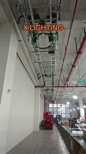 🔥🔥🔥#factory #testing After installation, let's make the beam ring led pixel control and move!!!