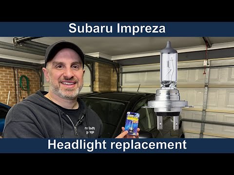Subaru Impreza headlight bulb replacement