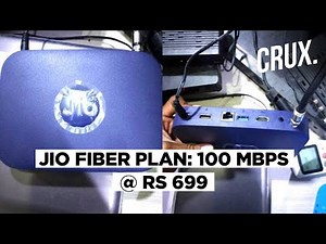 Jio Fiber Broadband Service Launched | CRUX