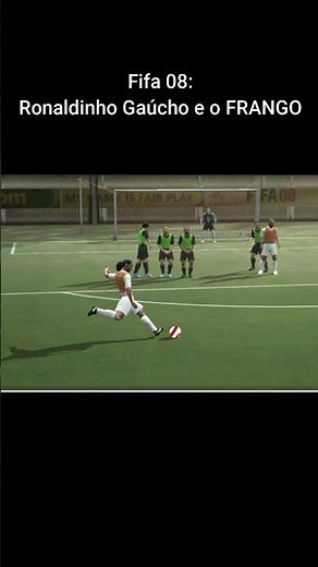 Fifa 08 Ronaldinho Gaúcho e o FRANGO #fifa08 #goldefalta #futebol