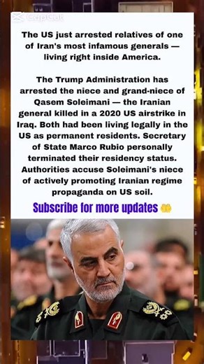 Iran's Deadliest General Is Gone — But His Family Was Living in America 🇺🇸