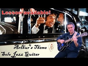 Arthur's Theme, solo jazz guitar, fingerstyle guitar, lesson available