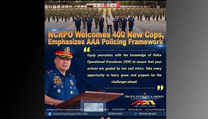 NCRPO CHIEF, HINIMOK ANG 400 BAGONG RECRUITS SA PNP NA GAMITIN ANG ‘AAA FRAMEWORK’ | Police Files! Tonite