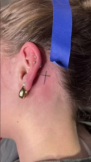 Behind Ear Tattoos #tattooideas
