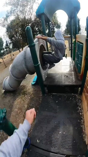 Bela Ciao pov Climbing in playground