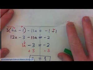 Simplify then Solve by adding to or subtracting from both sides Pages 3 - 4