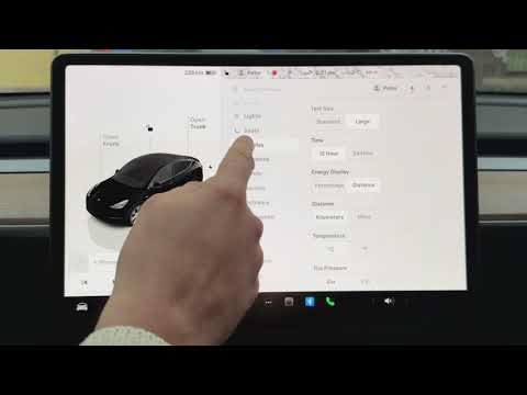 TESLA - How to Change Energy Display (Distance to Percentage)