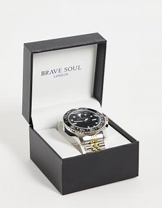 Brave soul mens watch with black dial | ASOS