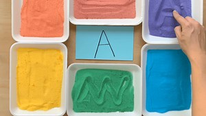 Salt Trays are Amazing for Practicing Pre-writing Skills | Mothercould