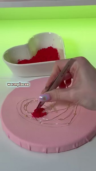 DIY textured canvas with light ❤️✨#diy #texturedart #heart