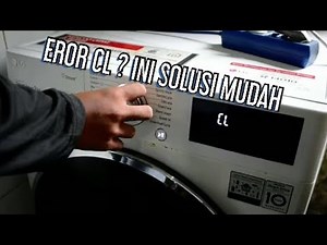 LG washing machine error CL