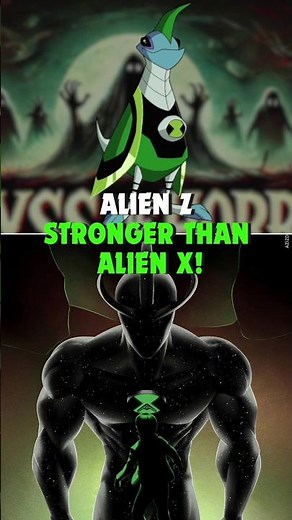 WHO IS ALEN Z | THE STRONGEST ALIEN? | UNSEEN ALIENS |#ben10 #cartoon #omnitrix #shorts #alienx #ben