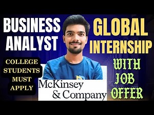 Business Analyst Internships | McKinsey & Company Internships | Internships for college students