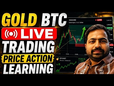 Btc live trading gold live trading learning chart ✅ #CryptoMarket #btc #gold #live #live trading