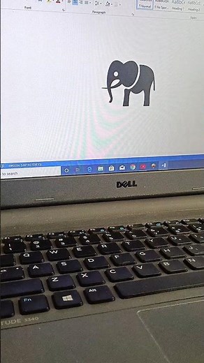 Ms Word Shortcut key for elephant | English Tutorial | By Digital Shortcut Hub" #viralshorts