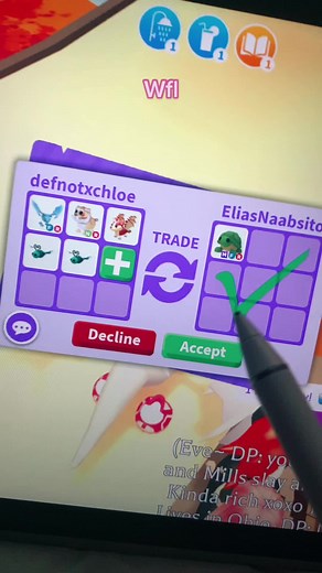 Trading My Frost Dragon in Adopt Me! Roblox