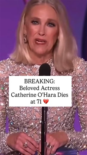 The A-Lister on Instagram: "💔 Legendary actress Catherine O’Hara has died at 71. Beloved by generations, she was best known to many as the mom in Home Alone, and later as Moira Rose on Schitt’s Creek, along with unforgettable roles in Beetlejuice and Christopher Guest’s mockumentaries. Her agency confirmed to TMZ that she died at her home in Los Angeles following a brief illness. The cause of death has not been released. ❤️ A true comedy icon 🕊️ Hollywood news, celebrity news, celeb news daily