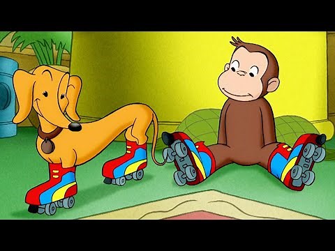 Georges le Petit Singe 🐵 Curious George découvre le roller 🐵 Dessins Animés