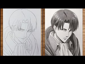 Cara Menggambar LEVI Ackerman - Attack on Titan | Drawing Levi Ackerman (Tutorial)