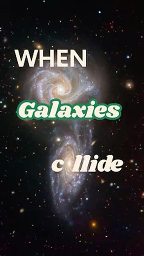 Cosmic Dance of Giants: A Simulated Galactic Collision