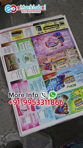 label sticker printing services in india || Delhi sticker Manufacturers