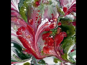 Acrylic Pouring for BEGINNERS: Flower dip ~ SIMPLE Fluid Art Technique Everyone Can Do!