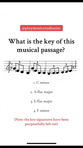 65K views · 239 reactions | Using your innate musical sense and music theory skills, guess the key of this musical example. Note that all of the melodies you see on my page are mine and original, unless I state otherwise. #anamariafusukommiditeaches #musicteachersofinstagram #musicmajor #classicalpiano #musictheory #pianostudents #composers | PLAY MUSIC Studios, INC. | Facebook