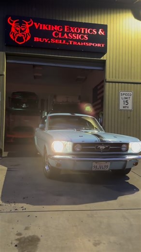 Viking Exotics & Classics on Instagram: "1965 Ford Mustang Fastback A-Code | 289 V8 | 4-Speed. $55,000 Rust-free California car with 61,060 miles. Built Feb 17, 1965 in Los Angeles. Always garaged. • Factory A-code 289 V8 • 4-speed manual • Arcadian Blue w/ Caspian Blue stripes (repainted 1982) • Dark blue bucket seat interior – excellent condition • Rally Pack, Monte Carlo bar • OEM 14” styled steel wheels • New BFGoodrich Radial T/A tires • Runs and drives great Recent work includes new Holley