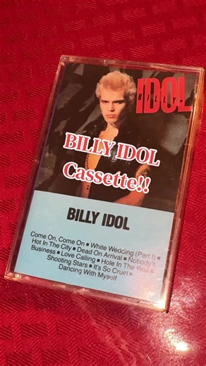 Can’t stop playing it over and over so excited for my Walkman to come in the mail 💕✨❤️ #billyidol #fyp #cassettetape
