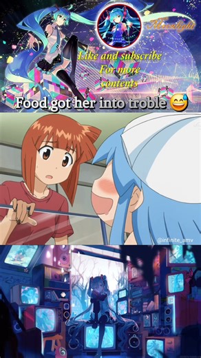 Food got her into trouble 🤣