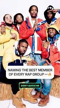NAMING THE BEST RAPPER IN EVERY GROUP! 👀😳 (PART 6)