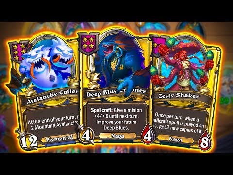 Wait a Minute... This WORKS?! Deep Blue Strategy | Hearthstone Battlegrounds