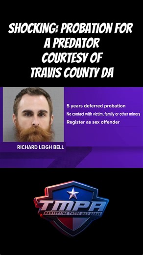 😱 SHOCKING: Travis County DA Lets Child Predator Walk Free This one will make your blood boil. A Travis County man — originally indicted on nine felony child sex charges — just walked out of court with probation. Nine. Felonies. Gone. Dropped by Jose Garza’s Travis County DA Office for a plea to a lesser charge. This is not justice. This is a disgrace. Garza has spent years weaponizing the law against cops — but gives a child predator probation? #TMPA #ServingThoseWhoServeTexas #JusticeForVicti