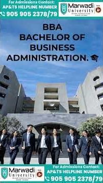 Bachelor of Business Administration | Marwadi University