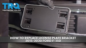 How to Replace License Plate Bracket 2015-2020 Ford F-150