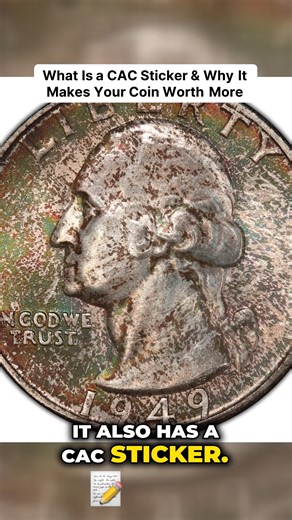 What Is a CAC Sticker Why It Makes Your Coin Worth More | Coin Channel Tube | Facebook