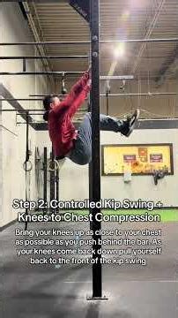 Some toes to bar progressions to help with your kipping! • #crossfit #tutorial #toestobarprogression