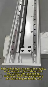 Heavy Duty CNC Motorized XYZ Gantry Robot System Rack and Pinion Guideway Slide Table Stage Actuator Linear Module Guide Rail