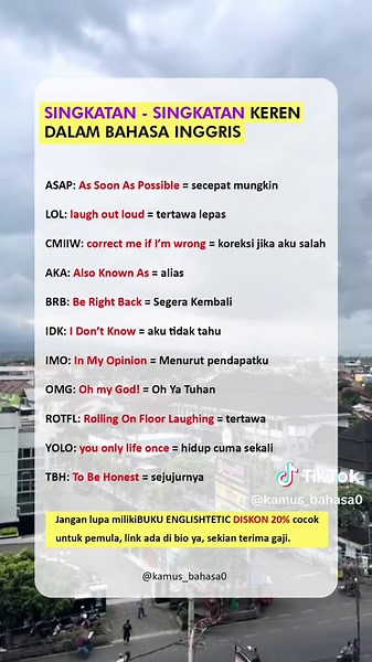 Belajar Kata Dasar Bahasa Inggris dengan Mudah