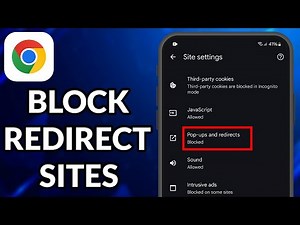 How To Block Redirect Site In Chrome Android
