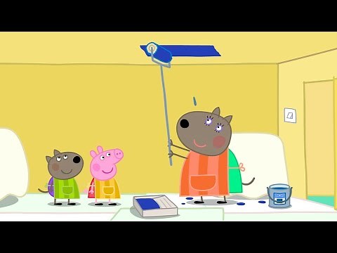 Best of Peppa Pig 🐷 Helping Danny Dog Decorate 🎨 Cartoons for Children