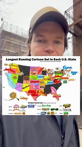 The longest running cartoons, set in each USA state! #fblifestyle | Chris Tuck