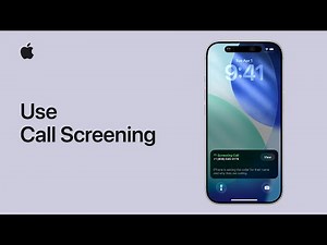 How to use Call Screening on iPhone | Apple Support